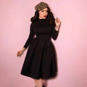 2X BAD GIRL SWING DRESS IN BLACK - VIXEN BY MICHELINE PITT